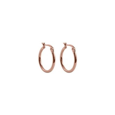 Boucles d'oreilles QUDO Valentano en métal doré rose