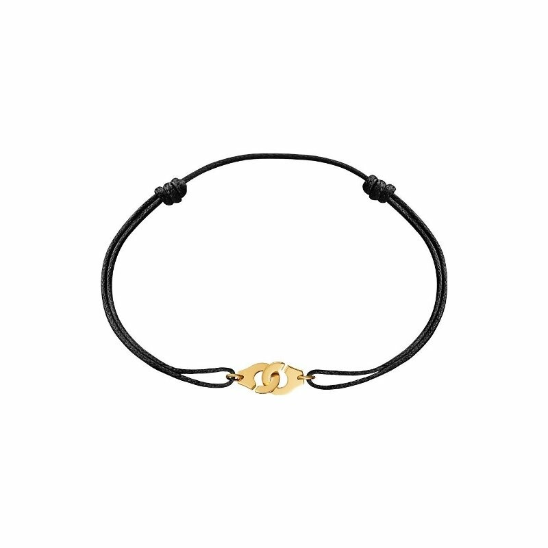 Bracelet sur cordon Menottes dinh van R8 en or jaune