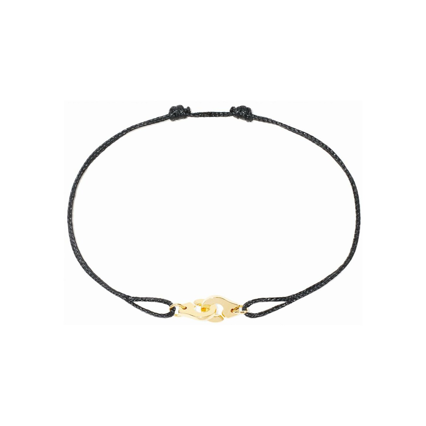 Bracelet sur cordon Menottes dinh van R6.5 en or jaune