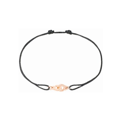 Bracelet sur cordon Menottes dinh van R6.5 en or rose