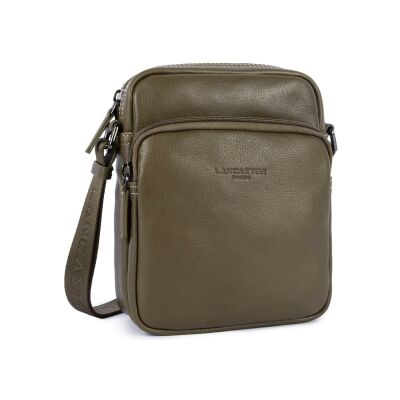 Sacoche zippée Lancaster Soft Vintage Homme S