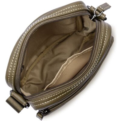 Sacoche zippée Lancaster Soft Vintage Homme S