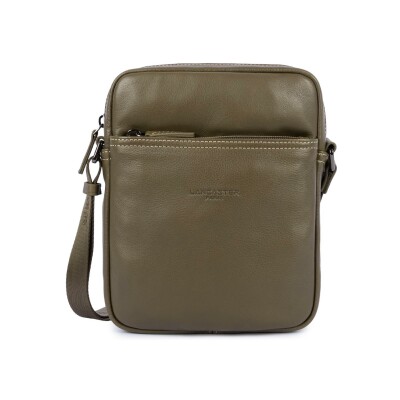Sacoche zippée Lancaster Soft Vintage Homme S