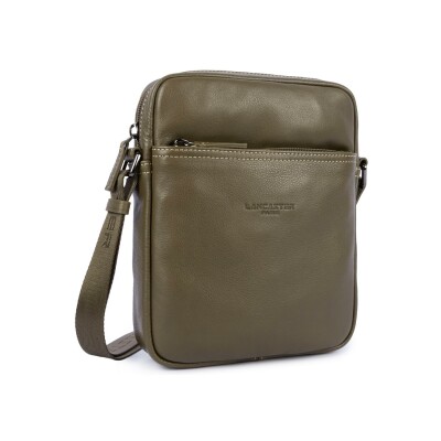 Sacoche zippée Lancaster Soft Vintage Homme S