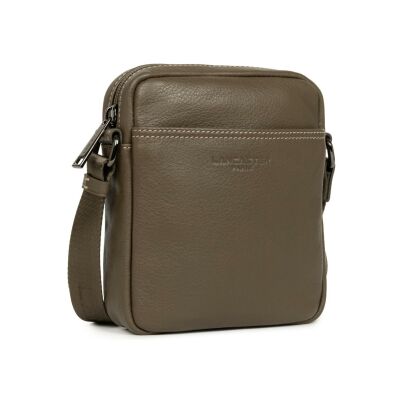 Sacoche zippée Lancaster Soft Vintage Homme Mini