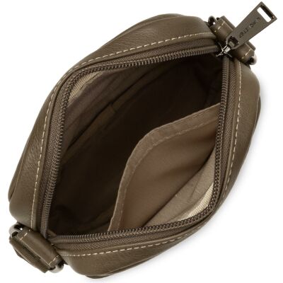 Sacoche zippée Lancaster Soft Vintage Homme Mini