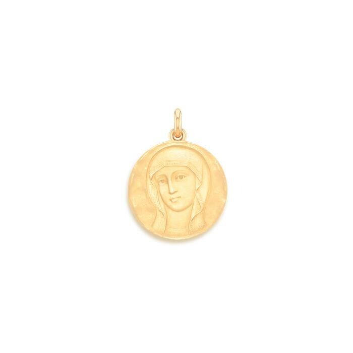 Médaille vierge Byzantine en or jaune