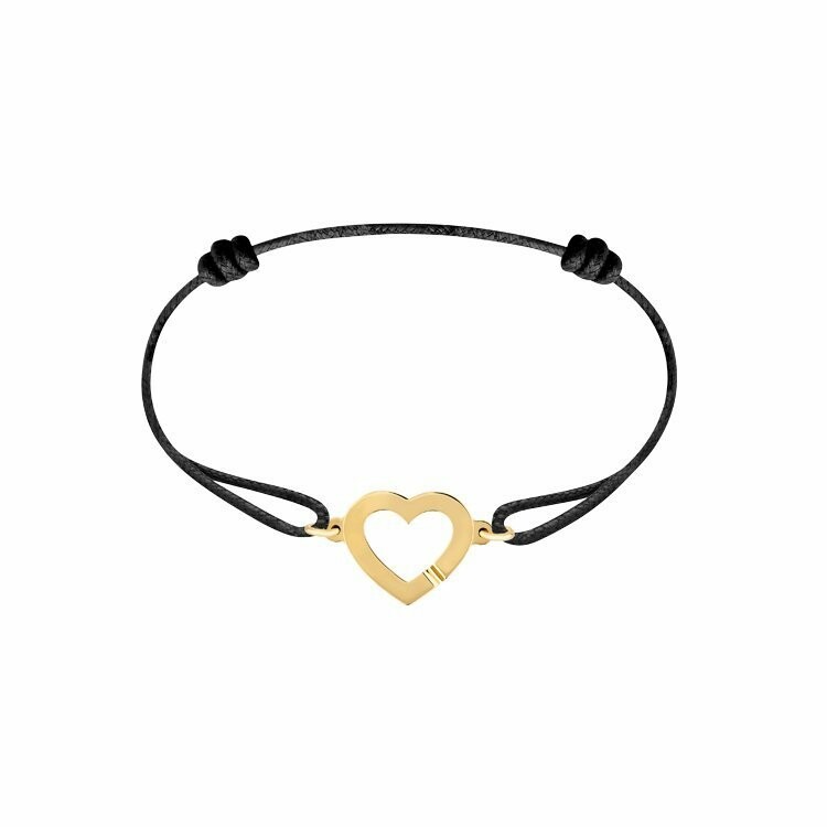dinh van Coeur R12 cord bracelet, yellow gold