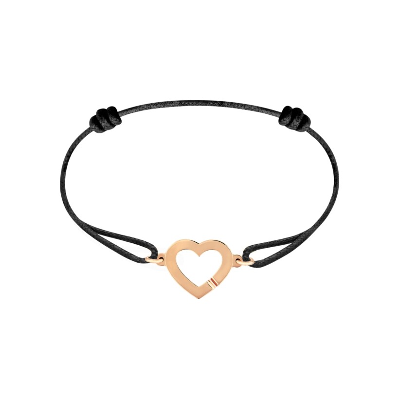 dinh van Coeur R12 cord bracelet, rose gold