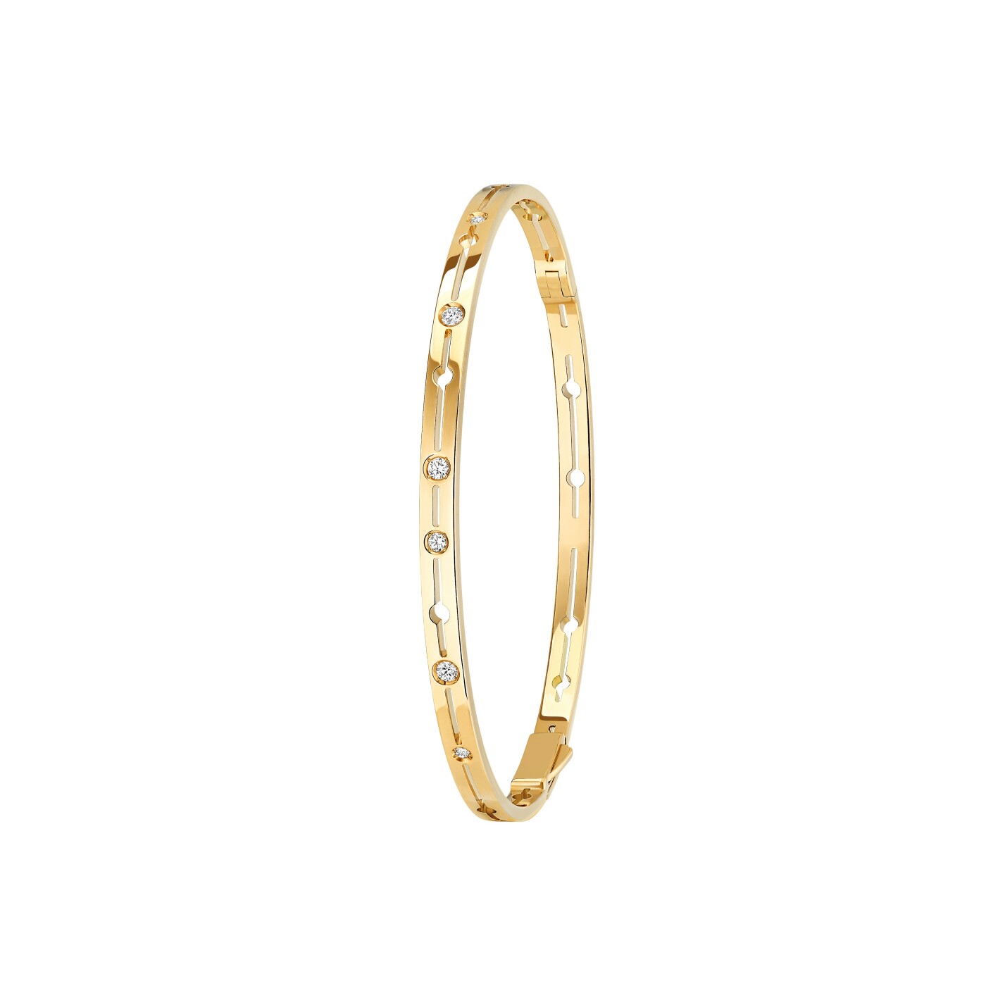 Bracelet dinh van Pulse dinh van en or jaune et diamants