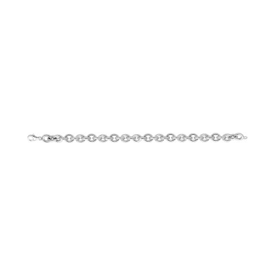 Bracelet en argent rhodié