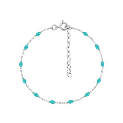 Bracelet en argent rhodié