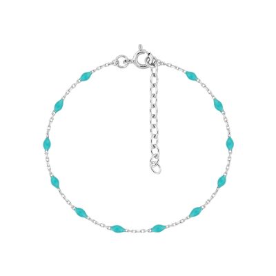 Bracelet en argent rhodié