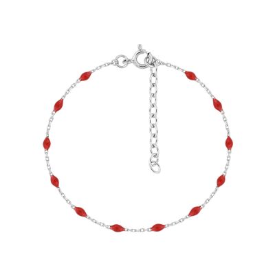 Bracelet en argent rhodié