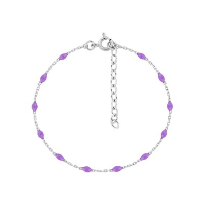 Bracelet en argent rhodié