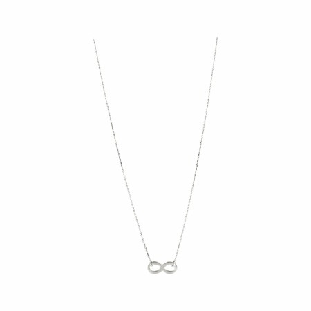 Collier en argent rhodié