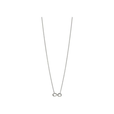Collier en argent rhodié