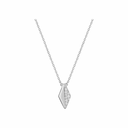 Collier en argent et oxyde de zirconium