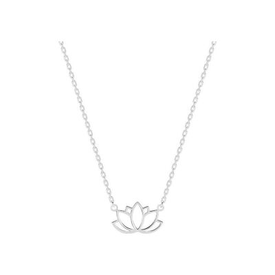 Collier en argent rhodié
