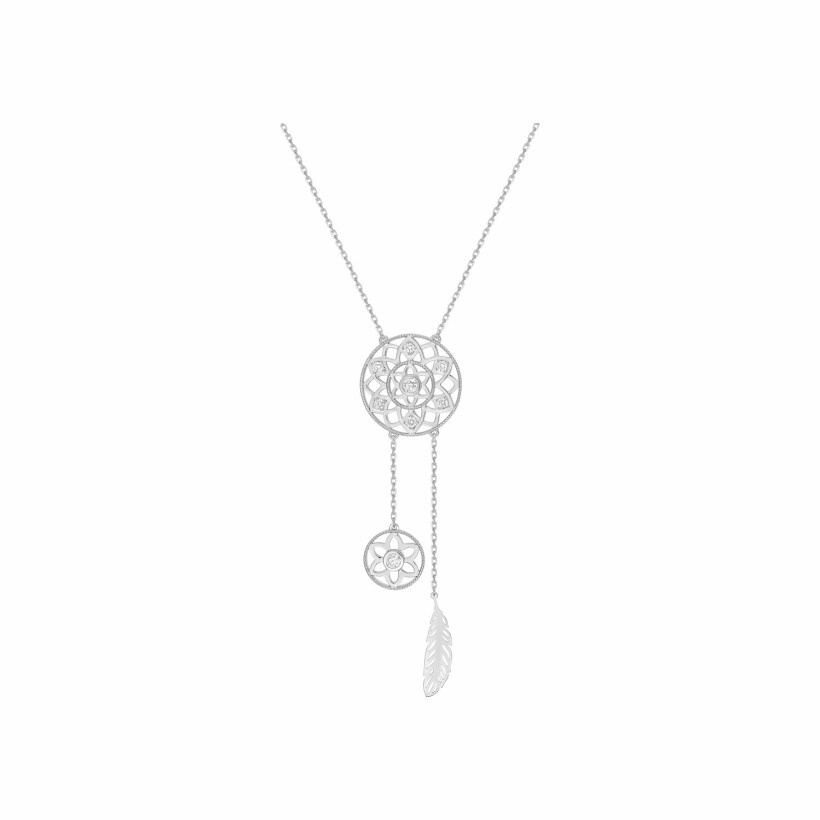 Collier en argent 925 et oxydes de zirconium