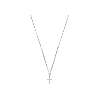 Collier en argent rhodié