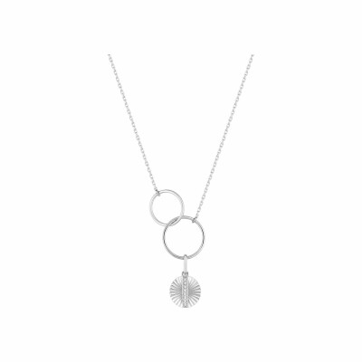 Collier en argent 925 et oxydes de zirconium