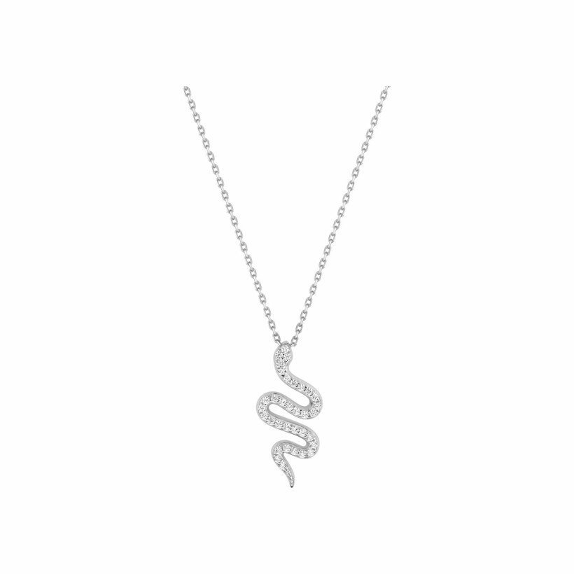 Collier en argent 925 et oxydes de zirconium