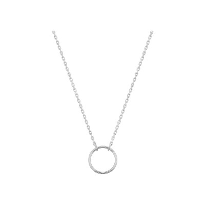 Collier en argent rhodié