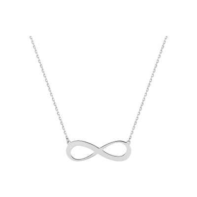 Collier à graver en argent rhodié
