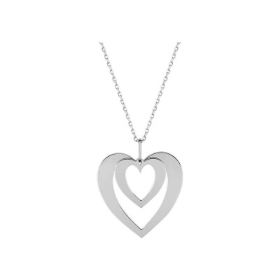 Collier à graver en argent rhodié