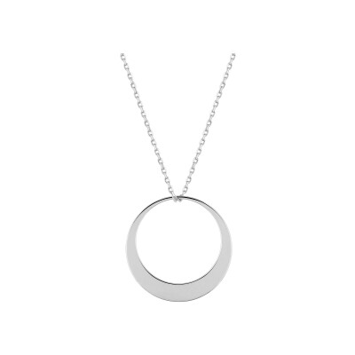 Collier à graver en argent rhodié