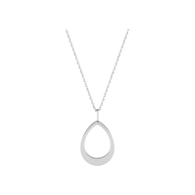 Collier à graver en argent rhodié