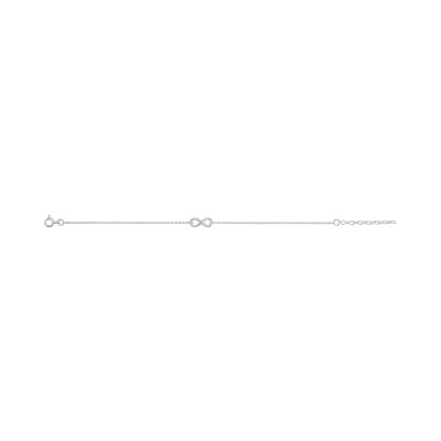 Bracelet en argent rhodié