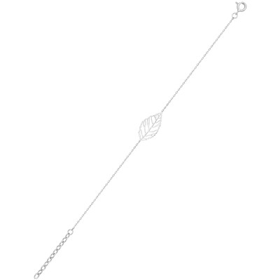 Bracelet en argent rhodié
