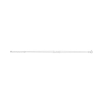 Bracelet en argent rhodié