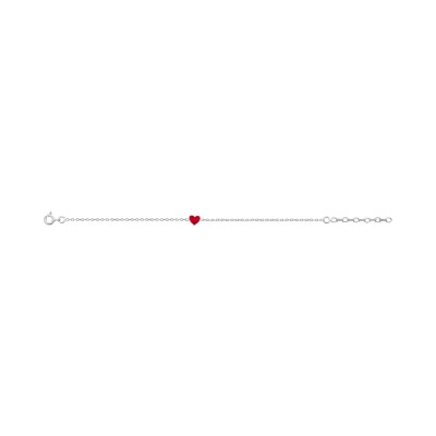 Bracelet en argent rhodié