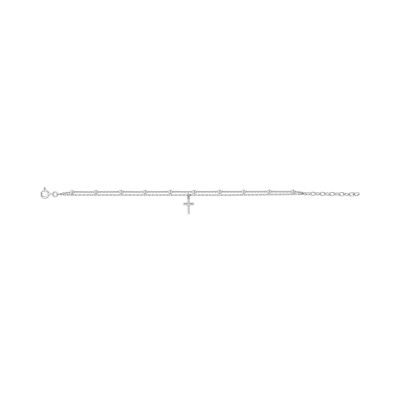 Bracelet en argent rhodié