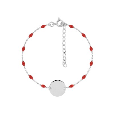 Bracelet en argent rhodié