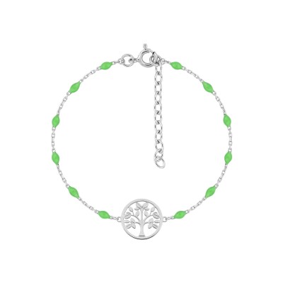 Bracelet en argent rhodié