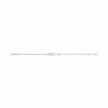 Gourmette jaseron en argent, 15cm