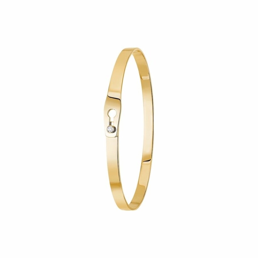 dinh van Serrure bracelet, yellow gold, diamond