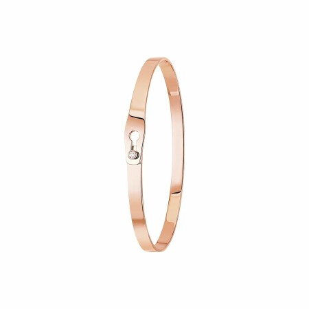 dinh van Serrure bracelet, rose gold, diamond