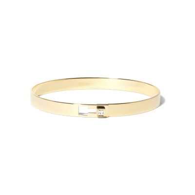 Bracelet dinh van Serrure en or jaune et diamant