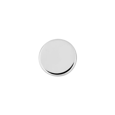 Mono boucle d'oreille clous  en argent rhodié