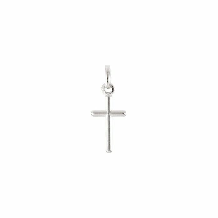 Pendentif Croix Argenté Avec Cordon Noir - Smiffys - Accessoire Déguisement Religieux