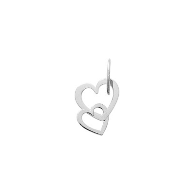 Pendentif en argent rhodié