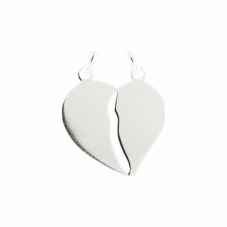 Pendentif coeur en argent