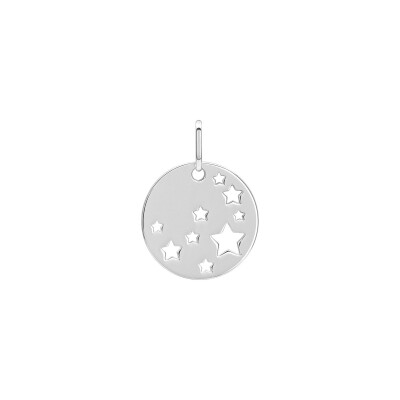 Pendentif en argent rhodié