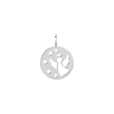 Pendentif en argent rhodié