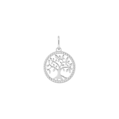 Pendentif en argent rhodié